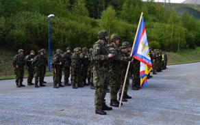 Cvičení pěší roty aktivních záloh plukovníka gšt. Inm. Vladimíra TALÁŠKA 