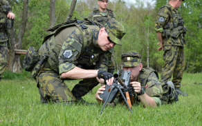 Cvičení pěší roty aktivních záloh plukovníka gšt. Inm. Vladimíra TALÁŠKA 