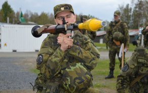 Cvičení pěší roty aktivních záloh plukovníka gšt. Inm. Vladimíra TALÁŠKA 