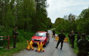Cvičení pěší roty aktivních záloh plukovníka gšt. Inm. Vladimíra TALÁŠKA