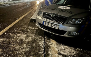 Momentka z kontrolního stanoviště